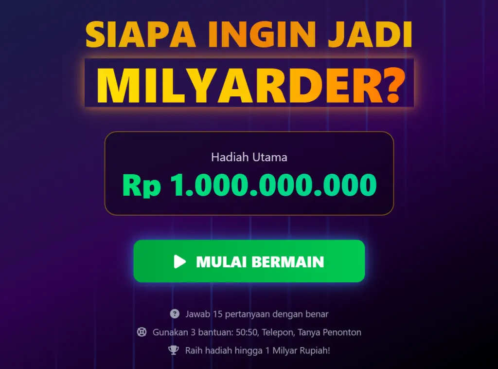 Template Millionaire Game